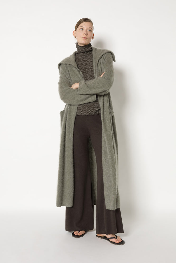 furry maxi coat