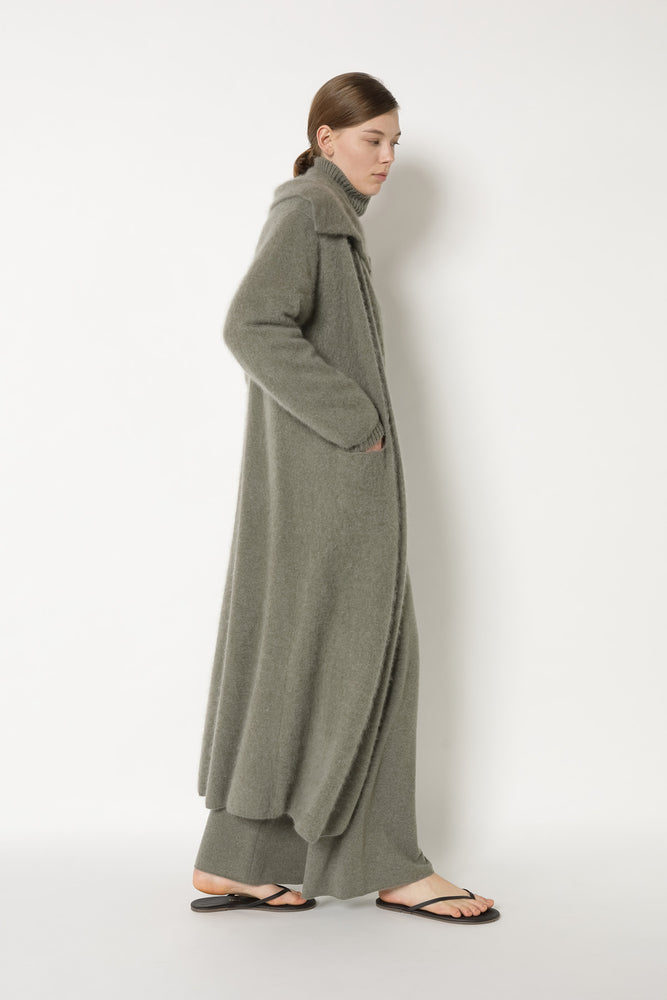 furry maxi coat
