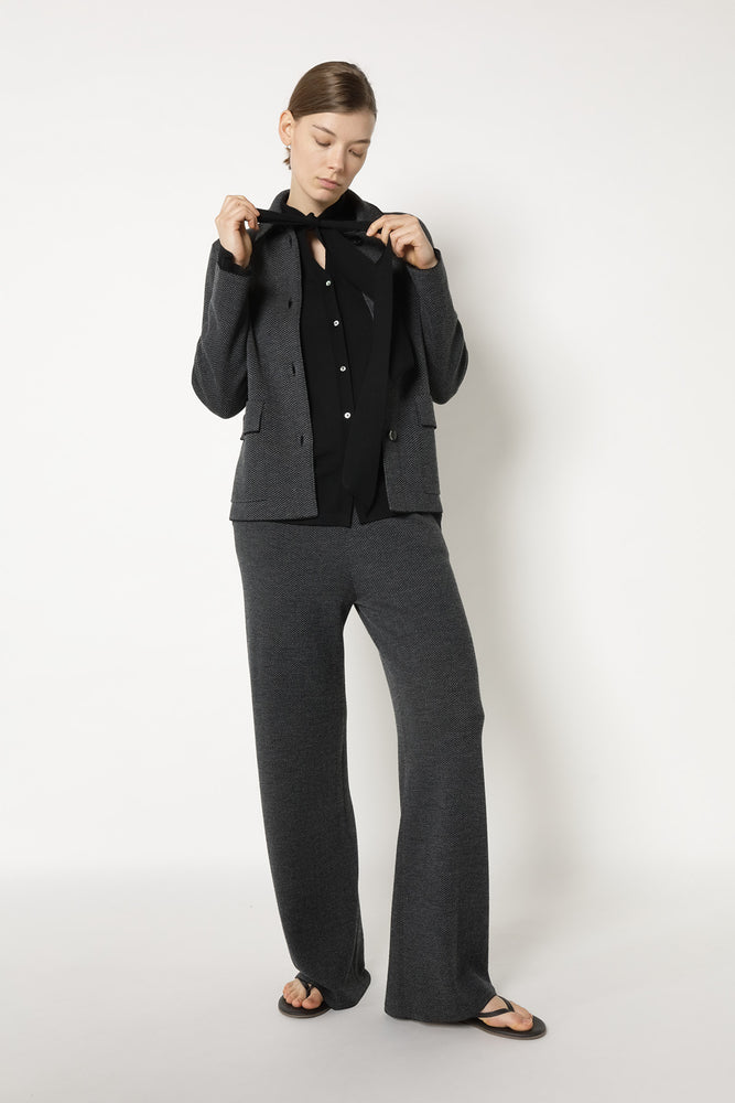 herringbone shirt jacket