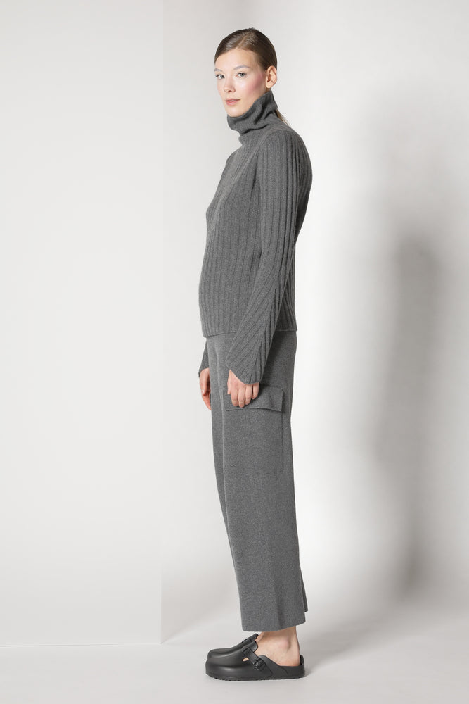 chilly ribbed turtleneck