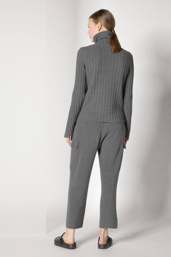 chilly ribbed turtleneck