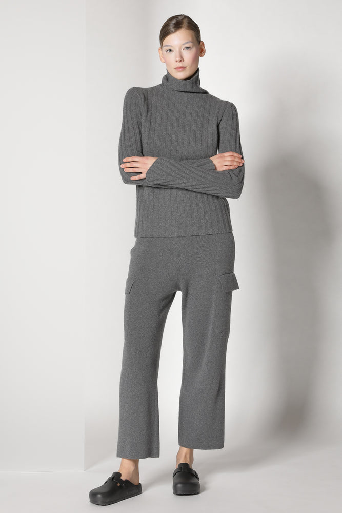 chilly ribbed turtleneck