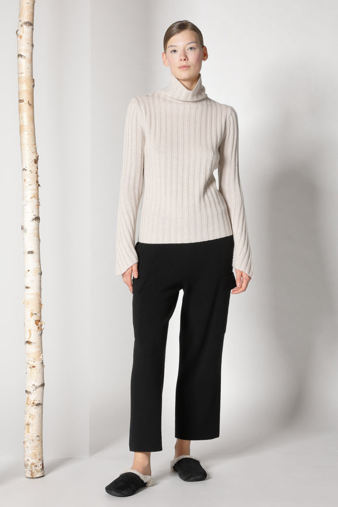 chilly ribbed turtleneck