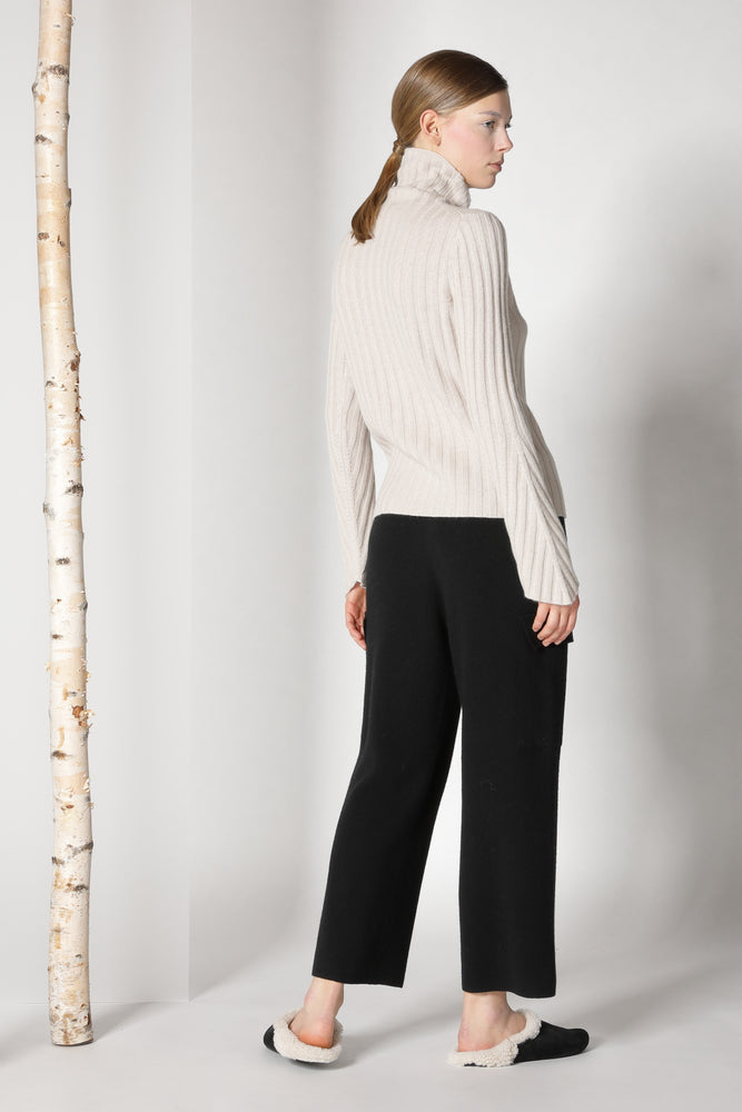 chilly ribbed turtleneck