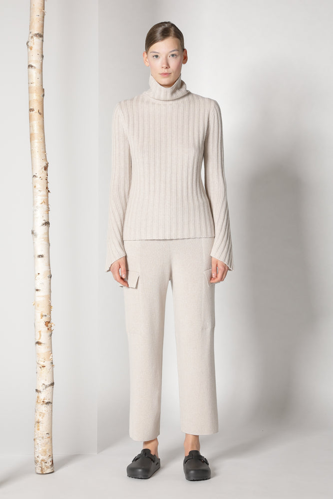 chilly ribbed turtleneck