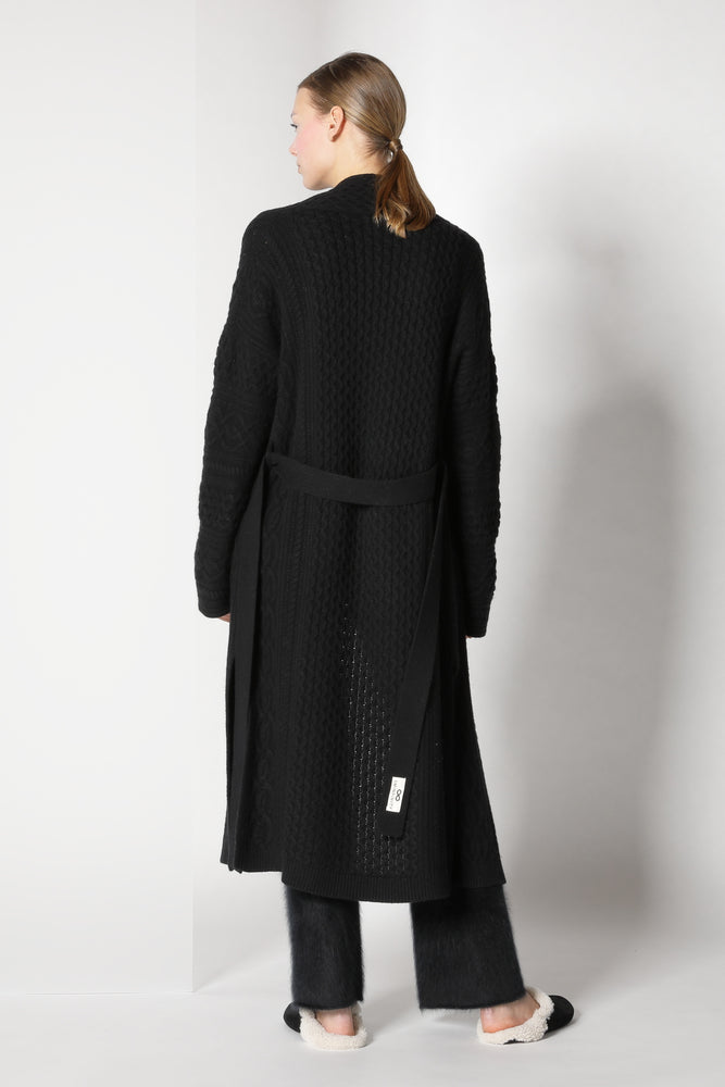 chilly cable maxi coat