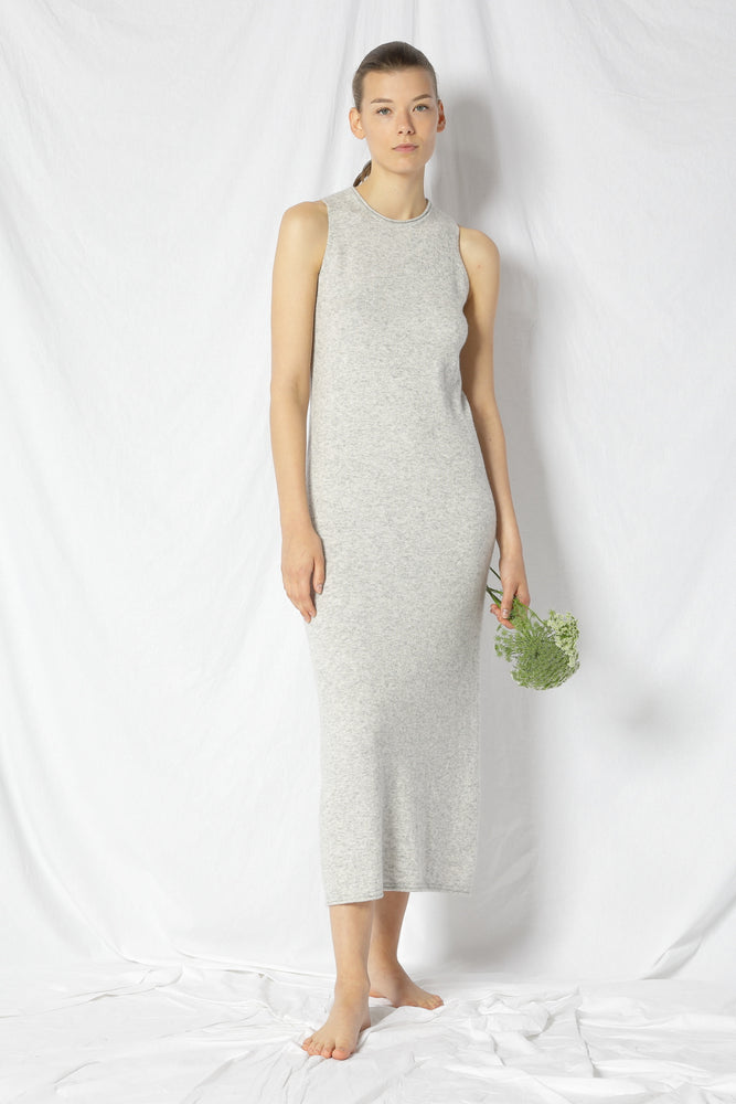 blurry fine maxi dress