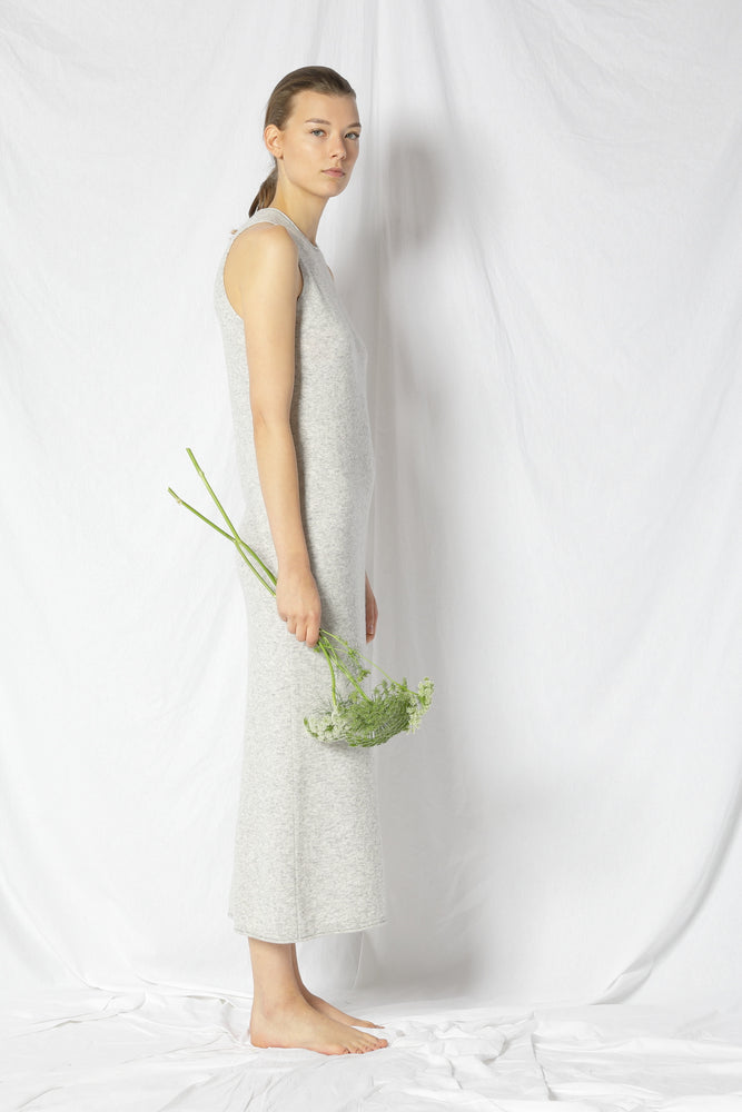 blurry fine maxi dress