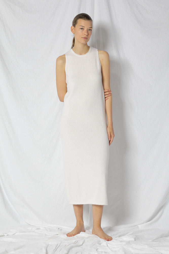 blurry fine maxi dress