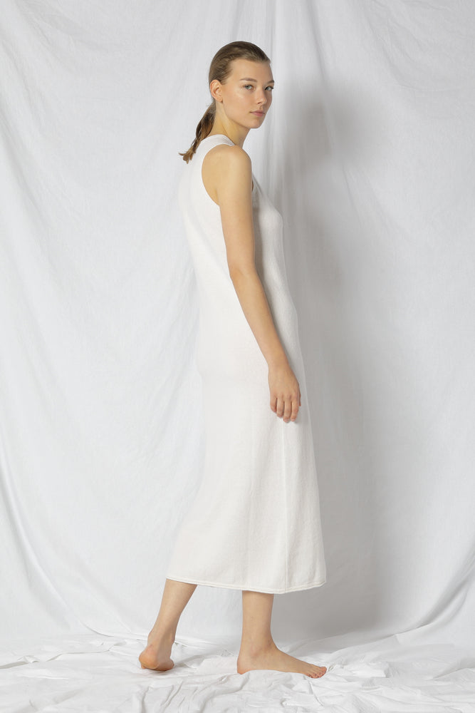 blurry fine maxi dress