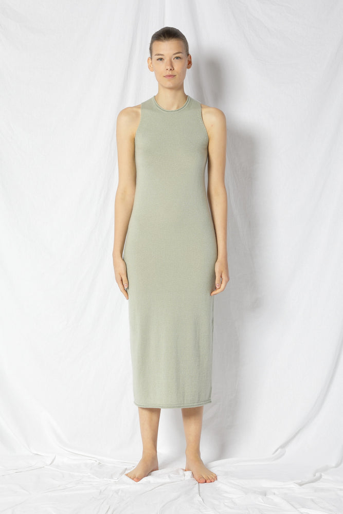 blurry fine maxi dress