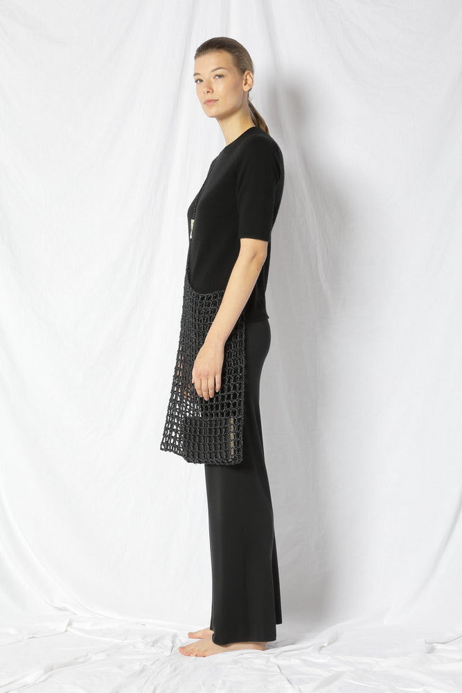 blurry fine crew jumper