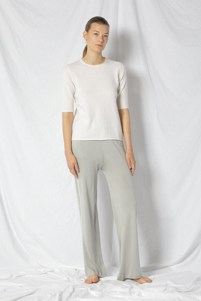 blurry fine crew jumper