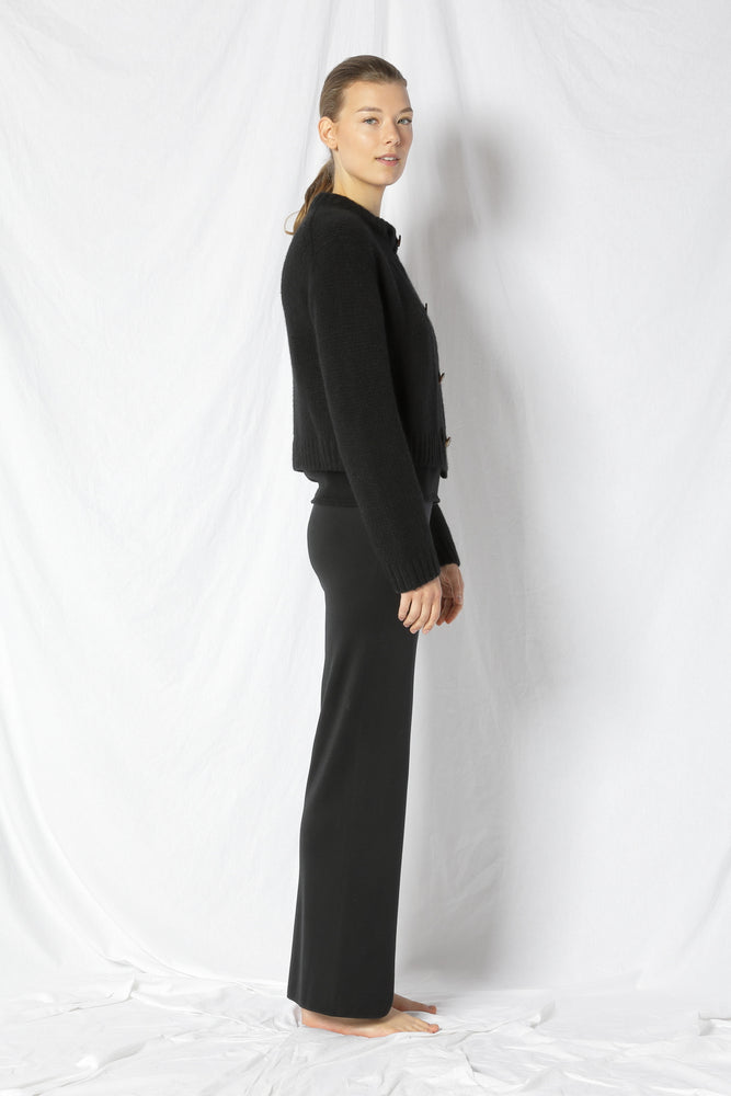 blurry chunky jacket