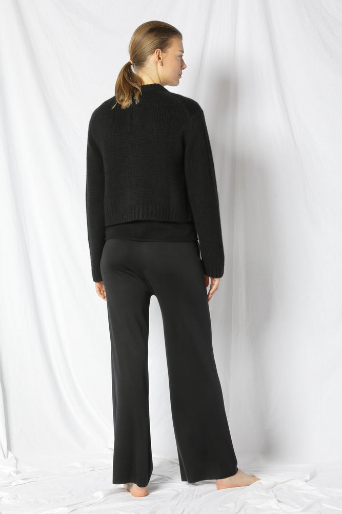 blurry chunky jacket