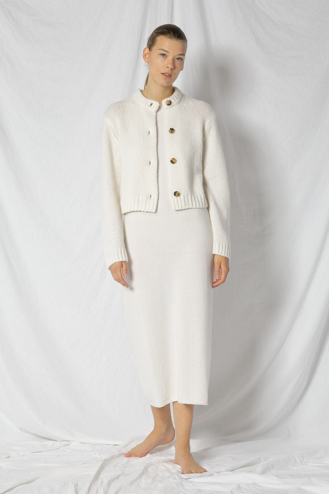 blurry chunky jacket