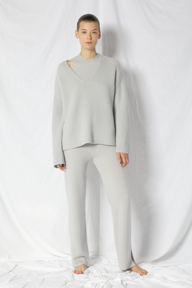 pure icon rib V jumper