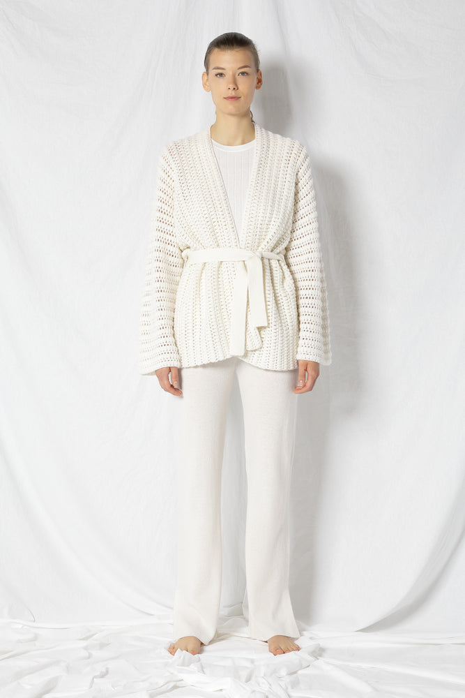 pure icon crochet jacket