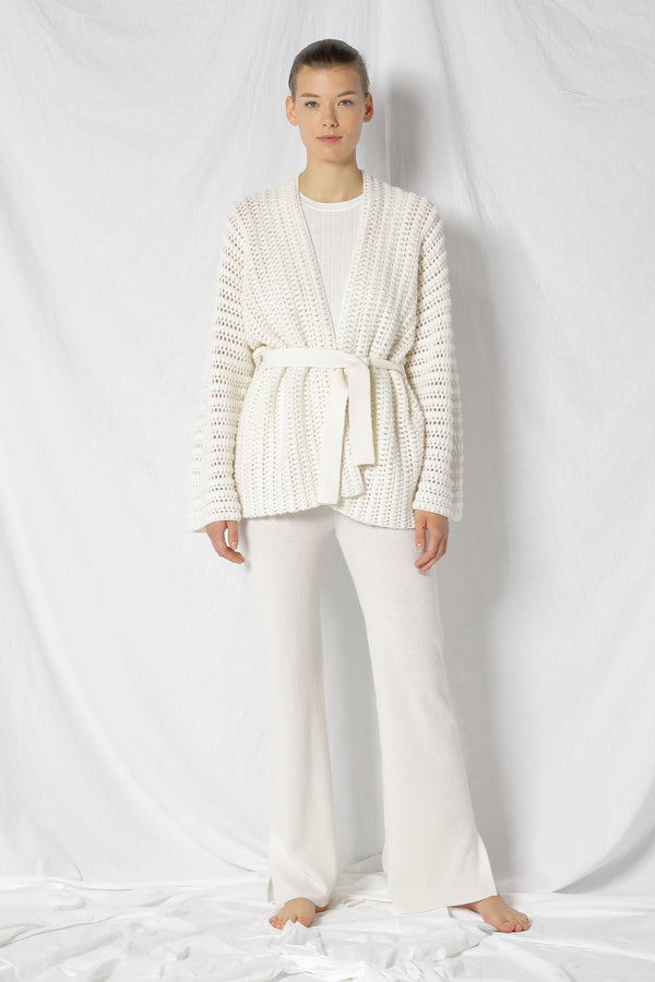 pure icon crochet jacket