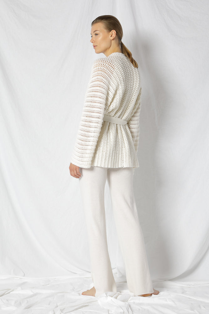 pure icon crochet jacket