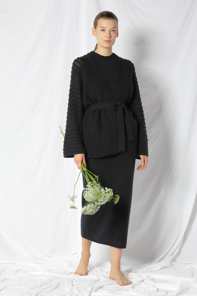 pure icon crochet jacket