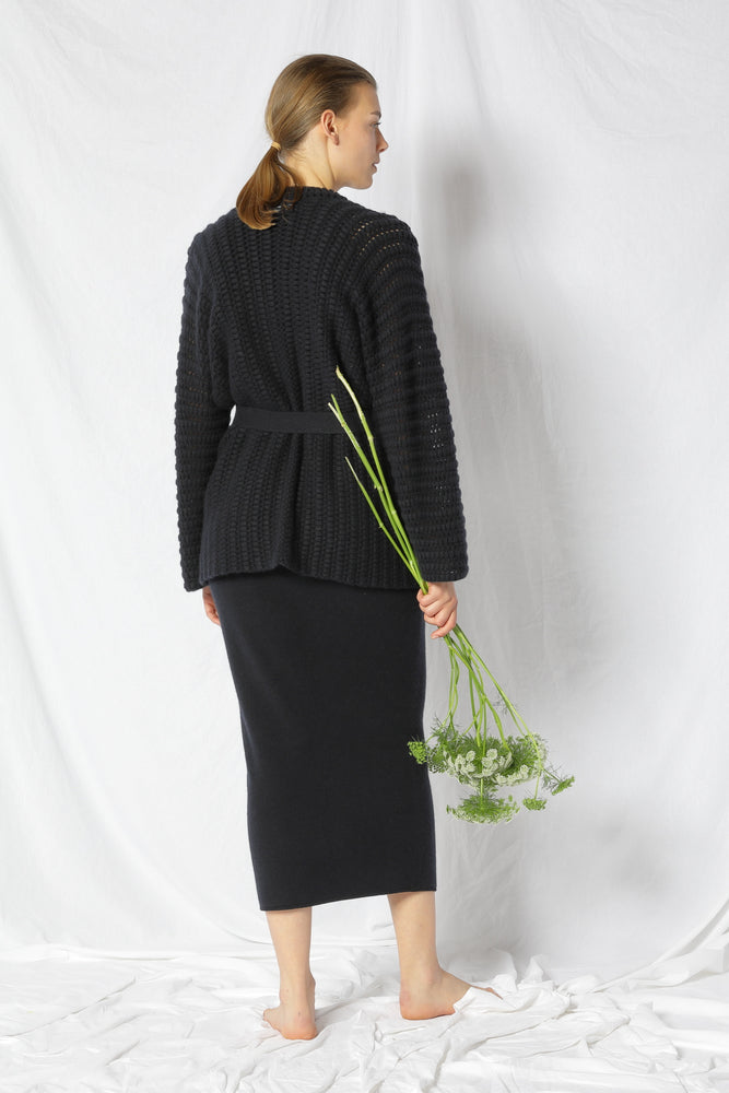 pure icon crochet jacket