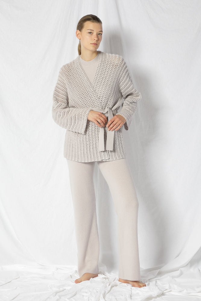 pure icon crochet jacket