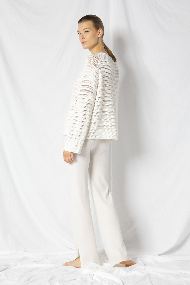 pure icon crochet jumper