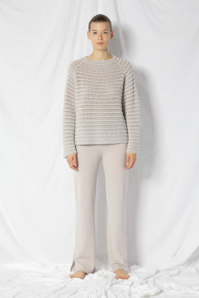 pure icon crochet jumper