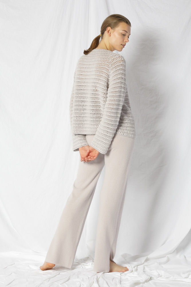 pure icon crochet jumper