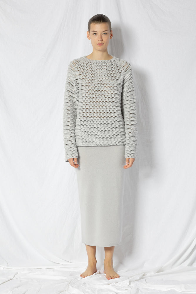 pure icon crochet jumper