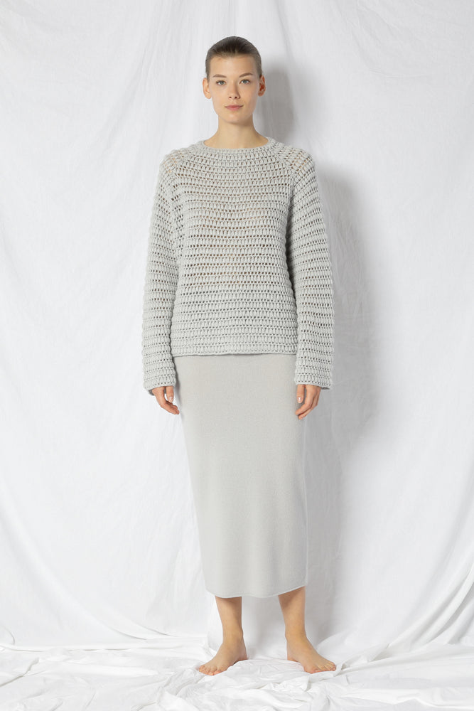 pure icon crochet jumper
