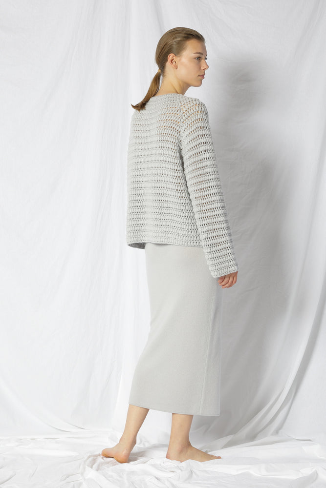 pure icon crochet jumper