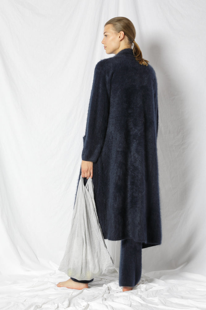 furry maxi coat