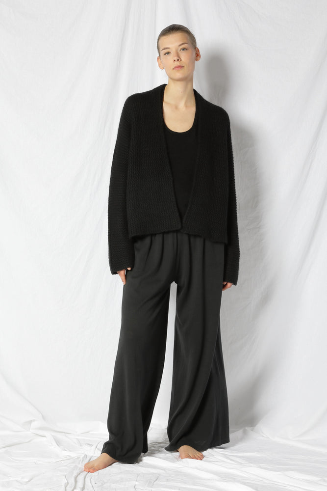 fluffy garter jacket