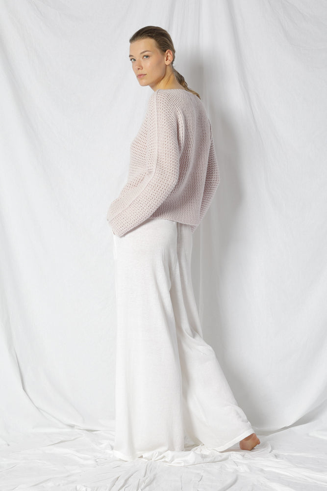 fluffy garter jumper