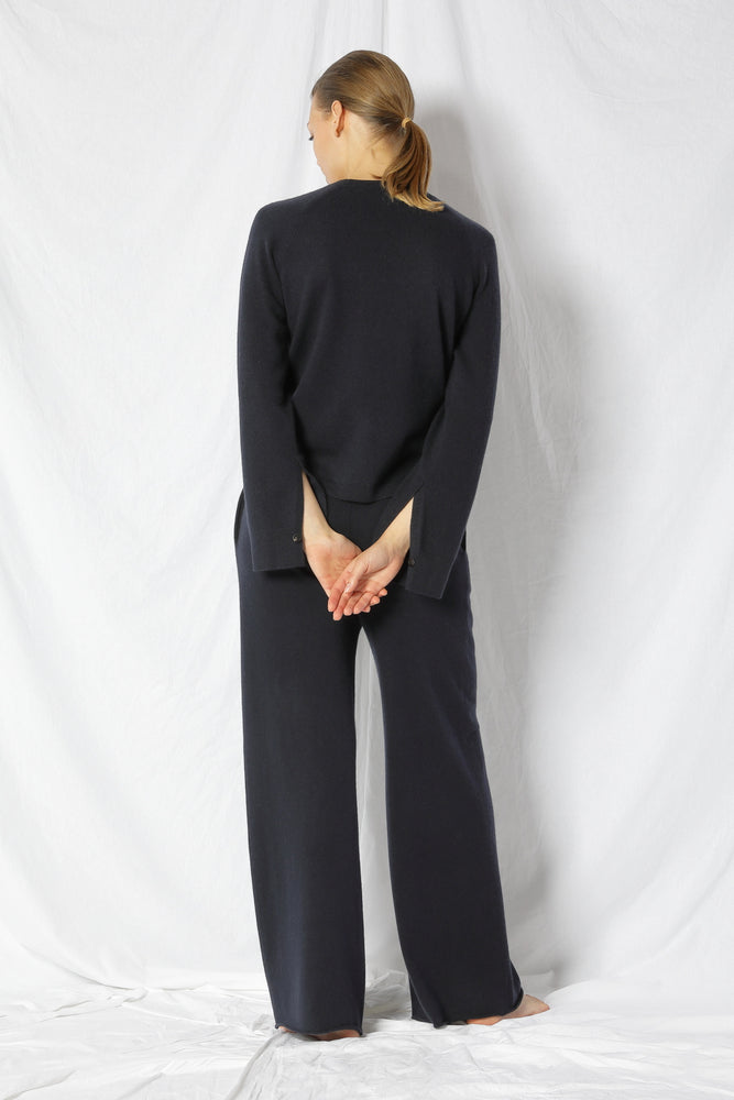 chilly cuff detailed crew jumper