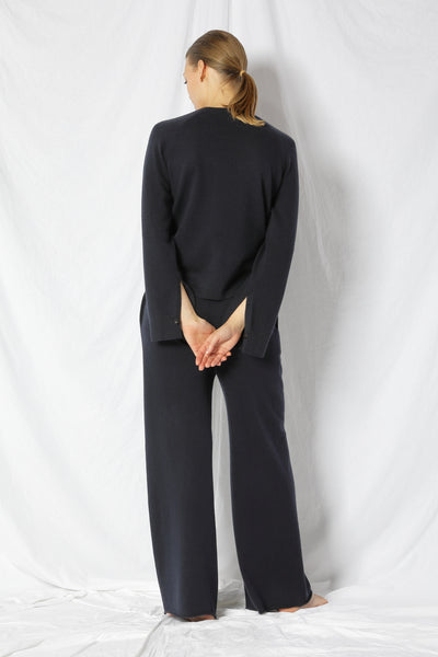 chilly cuff detailed crew jumper