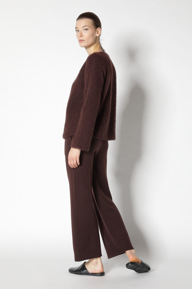 cloudy handknit boatneck jumper