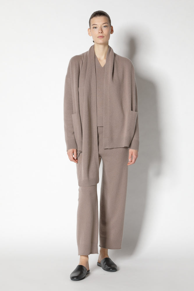 pure relaxed scarf jacket