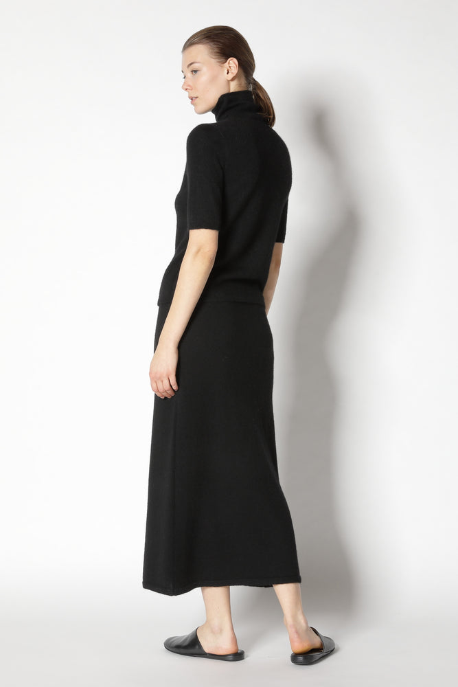 fluffy short sleeve turtle jumper