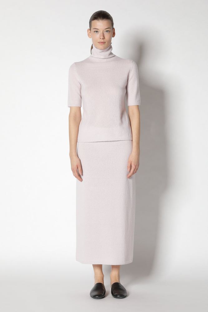 fluffy short sleeve turtle jumper