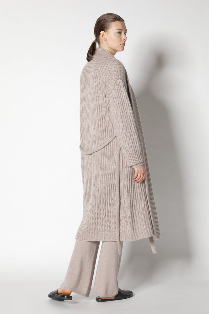 fluffy ribbed coat