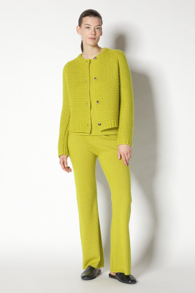 fluffy garter crew jacket