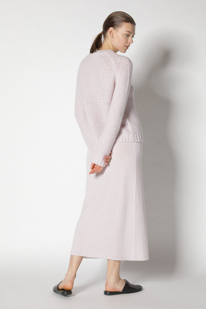 fluffy garter crew jumper