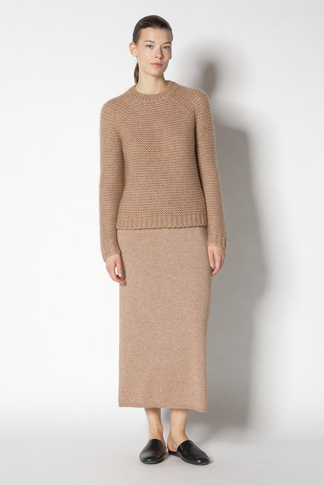 fluffy garter crew jumper