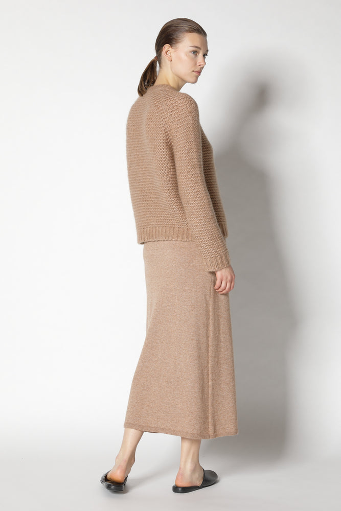 fluffy garter crew jumper