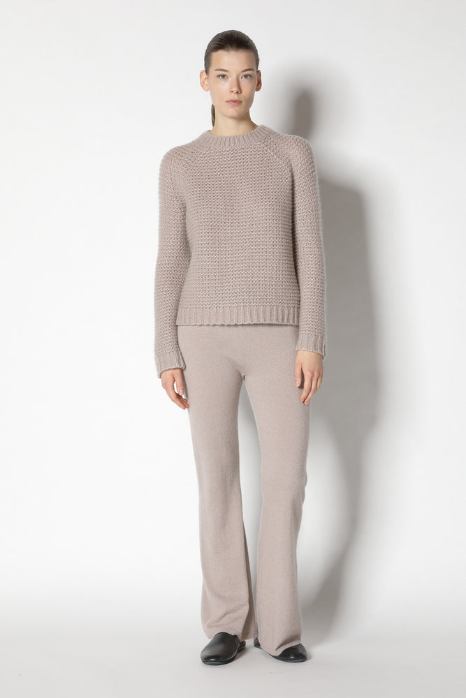 fluffy garter crew jumper