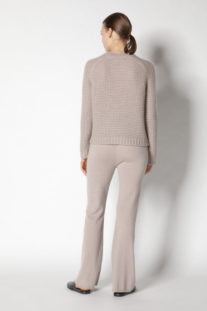 fluffy garter crew jumper