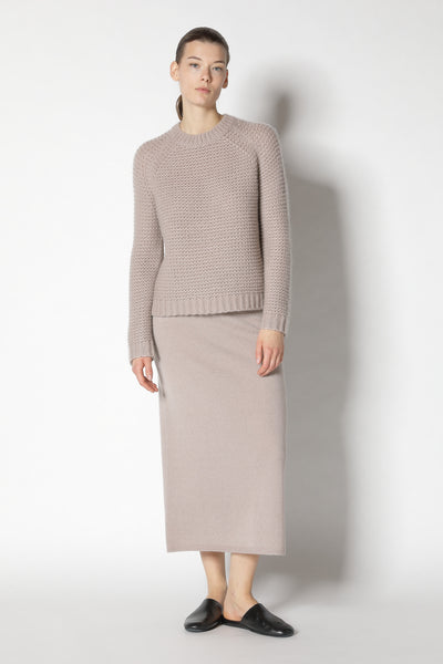 fluffy garter crew jumper